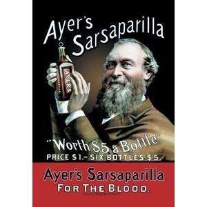  Vintage Art Ayers Sarsaparilla   01378 8