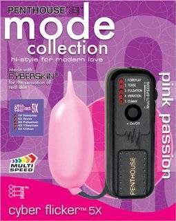  Penthouse Cyber Flicker eZ 1 Touch 5X Vibe Vibrator, Pink 
