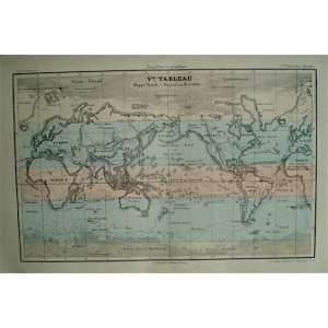    La Brugere Map of Mercators Projection (1877)