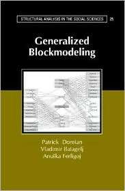 Generalized Blockmodeling, (0521840856), Patrick Doreian, Textbooks 