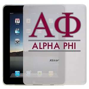  Alpha Phi name on iPad 1st Generation Xgear ThinShield 
