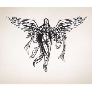   Wall Decal Sticker Angel Drawing Sketch Item#722s 