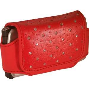  Xcite Red Universal Horizontal Pouch With Glitter Stars 