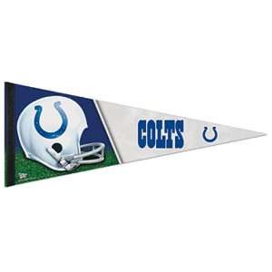 NFL Indianapolis Colts Royal Blue White 12 x 30 Premium Felt 