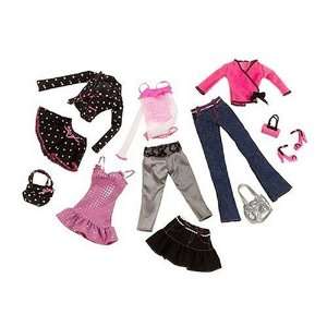  Barbie Fashion Fever Gift Set   5 Mix and Match Outfits 