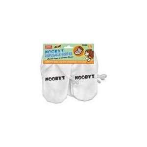  3 PACK SS NOOBYS DISPOSABLE DOG BOOTY, Color WHITE; Size 