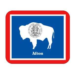    US State Flag   Afton, Wyoming (WY) Mouse Pad 