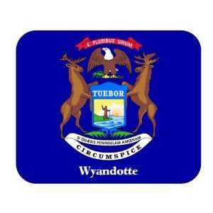  US State Flag   Wyandotte, Michigan (MI) Mouse Pad 