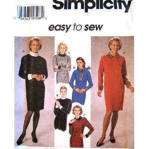 Simplicity Sewing Pattern 7755 Misses Dress 4 Styles   Easy Pattern 