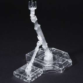 BANDAI GUNDAM ACTION BASE 1 CLEAR DISPLAY STAND FOR 1/100 1/144 SCALE 