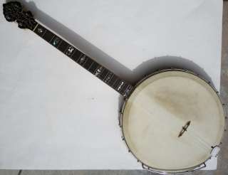 Vintage Orpheum No. 2 Tenor Banjo 4 String Rettberg & Lange with Case 