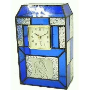  Duke Blue Devils Stained Glass Clock