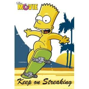   Posters Simpsons   Keep On Streaking Poster   91x61cm