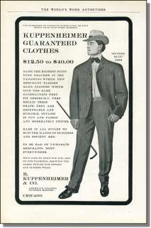 1902 Kuppenheimer Mens Clothing   Outing Suit Print Ad  
