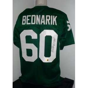 Signed Chuck Bednarik Jersey   HOF 67   Autographed NFL Jerseys 