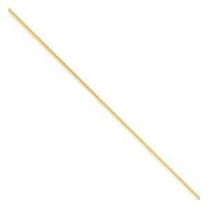  14k Gold 0.80mm Spiga Pendant Chain 18 Inches Jewelry