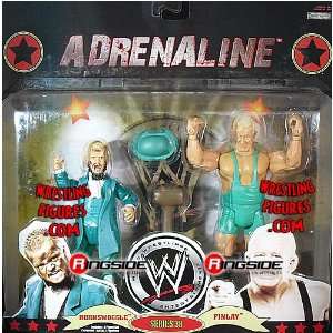  HORNSWOGGLE & FINLAY   ADRENALINE 38 2 PACK WWE TOY 