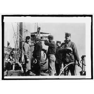  Photo U.S.S. Walke, diver Stillson, P.A.  and G.R.W 