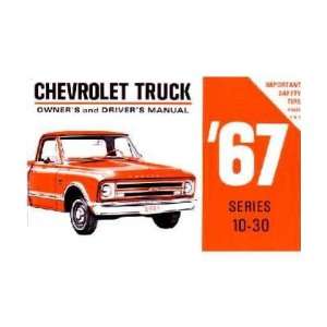  1967 CHEVROLET TRUCK Full Line Owners Manual User Guide 