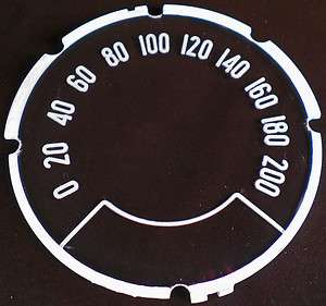 1957 Chevrolet Speedometer Face (Kilometers) #9.17A  