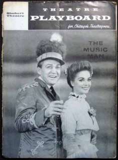 collectible playbill from the 1960 production of Music Man at the 