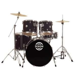  DIX CH 5PC 20 BD WTHR CYM BLK Musical Instruments