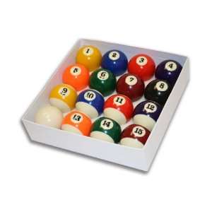  Deluxe Coin op Pool Balls / Billiard Balls Set Sports 