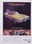 1972 72 Ford LTD L T D ORIGINAL Vintage Ad C MY STORE 4MORE ADS 5 