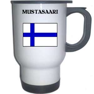  Finland   MUSTASAARI White Stainless Steel Mug 