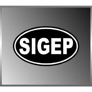  Sigma Phi Epsilon SIGEP Greek Club Vinyl Euro Decal Bumper 