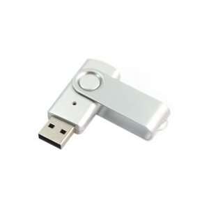  16GB Rotate USB Flash Drive Sliver Electronics