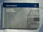 1984 MERCEDES 300 SD OWNERS MANUAL W 126 ORIGINAL PARTS SERVICE