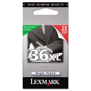 OEM Lexmark 36XL 18C2170 Black Ink Cartridge High Yield  