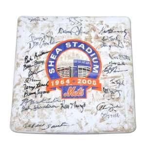  New York Mets Autographed 1986 Team Shea Stadium Game Used 