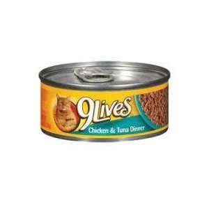 com 9 Lives Daily Essentials Chicken and Tuna Dinner Canned Cat Food 