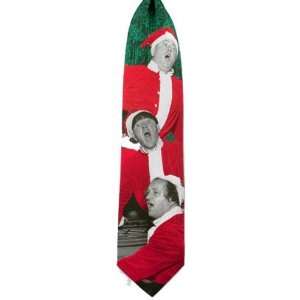  3 Stooges Caroling Colorized Christmas Ties