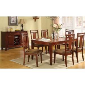    Wooden Dining Table in Cherry Finish #AD 91523