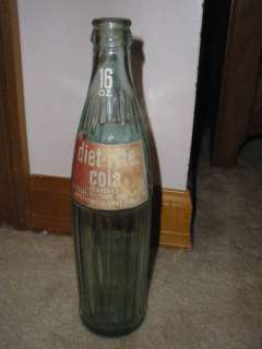 Vintage 1964 16oz Diet Rite Cola RC Cola Bottle  