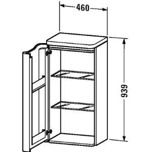  Duravit Cabinets 9205 L 88 Semi Tall Cabinet 939X360X460 