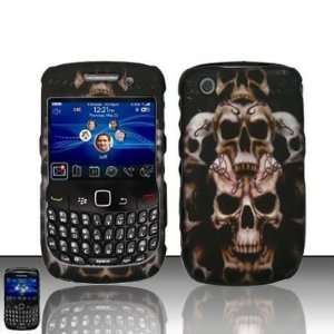   Rubber Feel Plastic Design Case for Blackberry Curve 3G 9300 / 9330