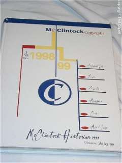 1999 McClintock High school yearbook year book 122  