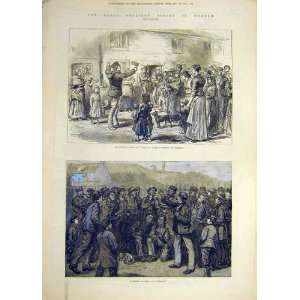  1879 Colliery Strike Durham Wives Coal Mine Print
