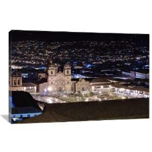 Plaza de Armas, Cuzco, Peru   Gallery Wrapped Canvas   Museum Quality 