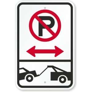     Tow Away Zone (with Graphic) High Intensity Grade Sign, 18 x 12