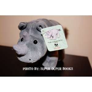   Rhinosaurus Gray Stuffed Toy World Wildlife Fund 