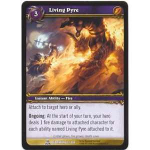  Living Pyre COMMON #63   World of Warcraft TCG Servants of 