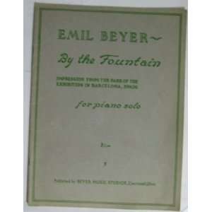   the Exhibition in Barcelona, Spain  for Piano Solo) Emil Beyer Books