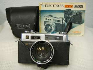Vintage YASHICA ELECTRO 35 Camera & Case  