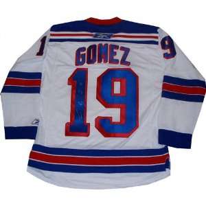  Scott Gomez New York Rangers Autographed Authentic White 