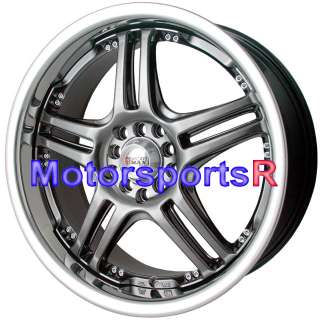 20 20x7.5 XXR 502 Chromium Black wheels Rims 08 Acura TSX 03 TL 06 RSX 